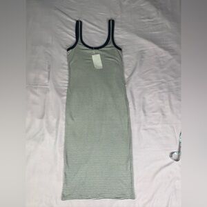 Zara Blue and White Striped Tank